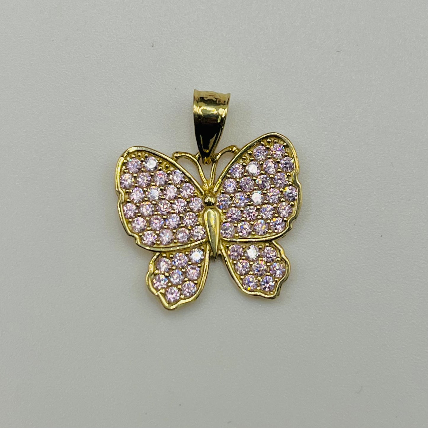 10k Gold Candy Cz Butterfly