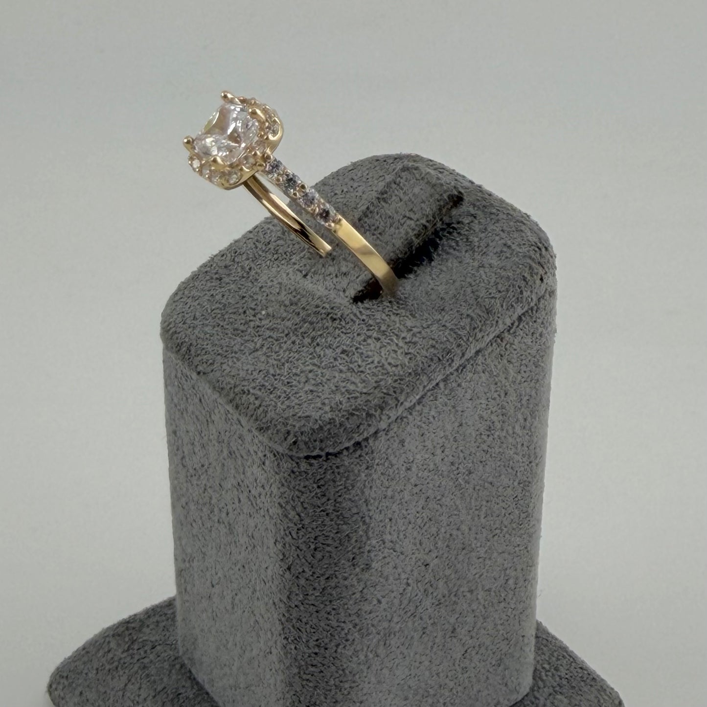 10k Gold Bound by Love Cz Ring