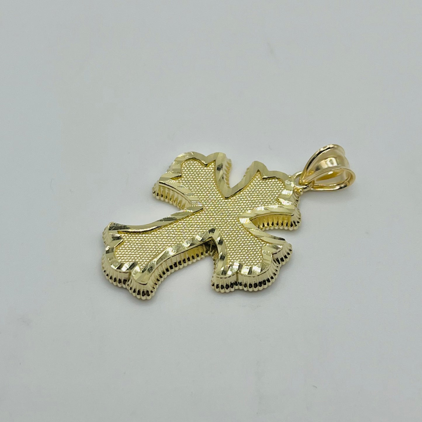 10k Gold Roman Cross Pendant (Large)