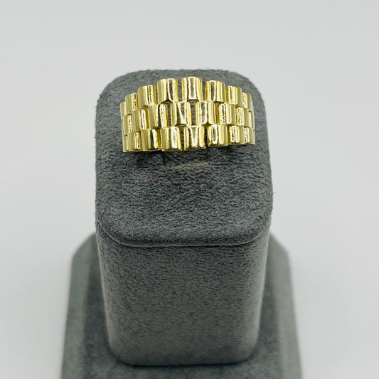 10k Gold Unisex RX Band Ring (10mm)
