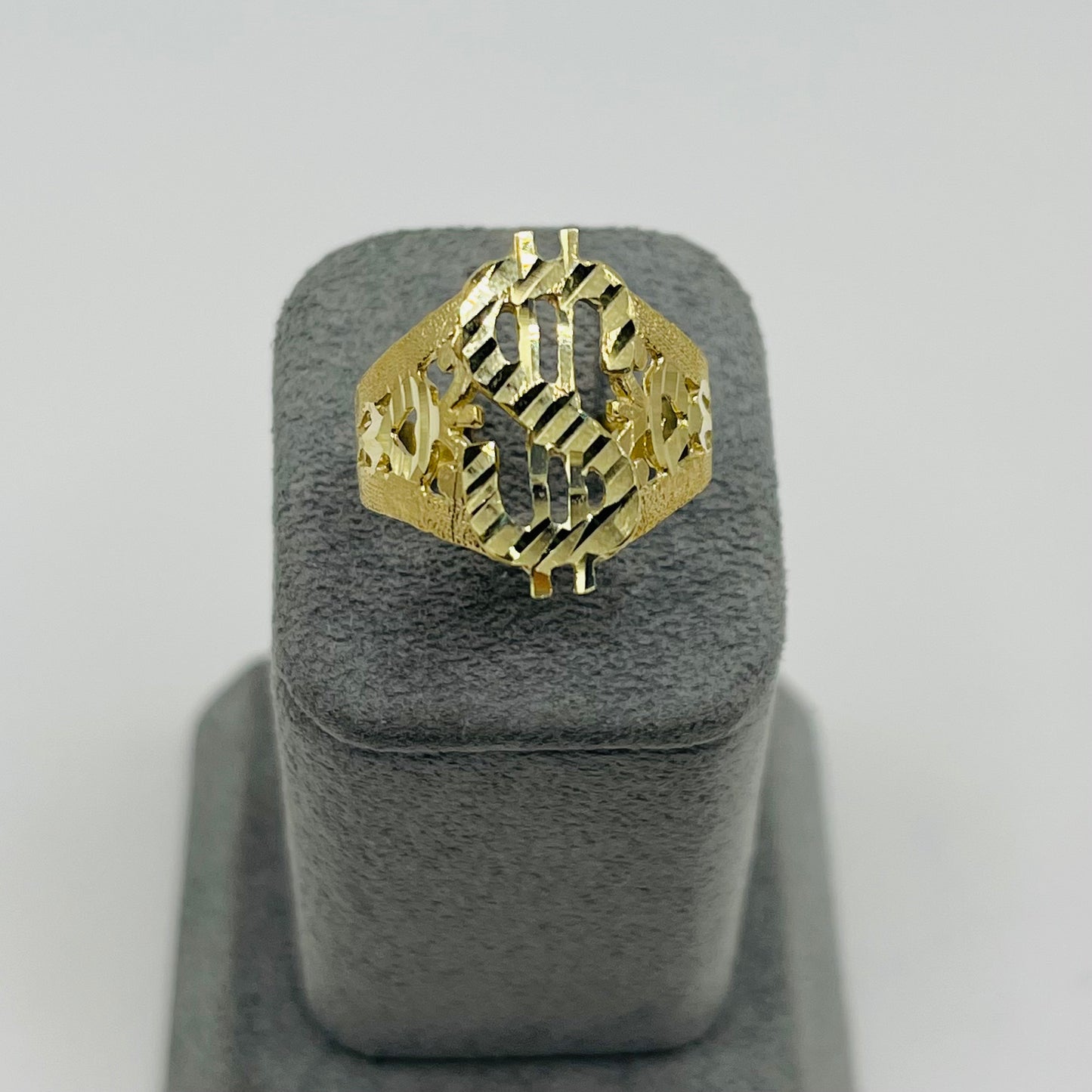 10k Gold DC Money -Sign Ring (M)