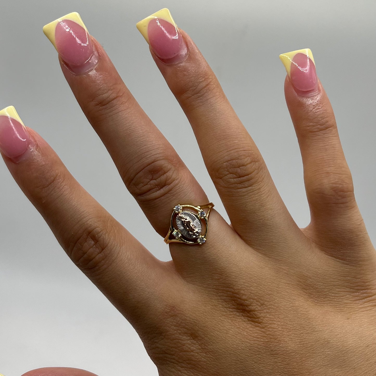 14k Gold Our Lady’s Embrace Ring