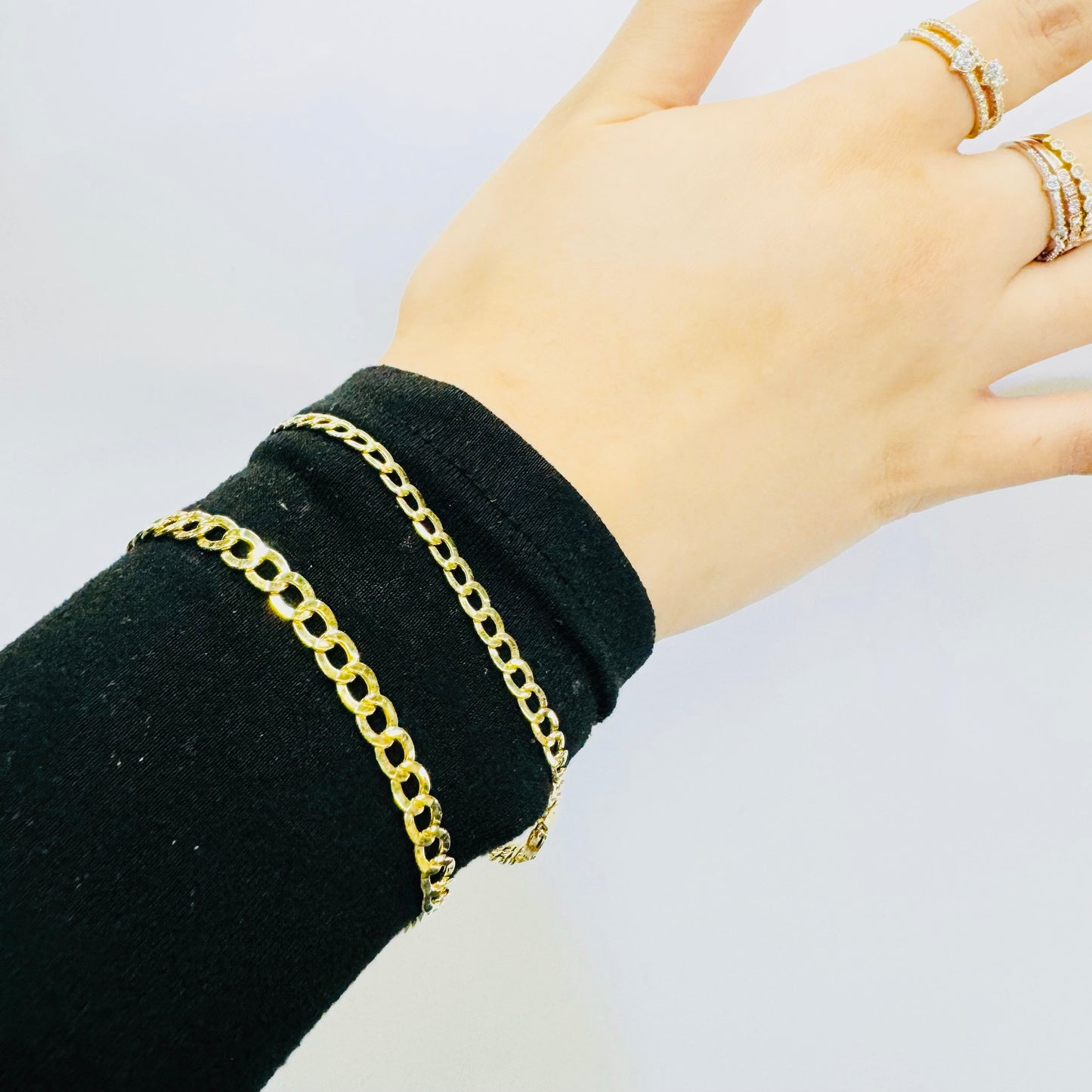 14K Gold Cuban Bracelet 3.5MM