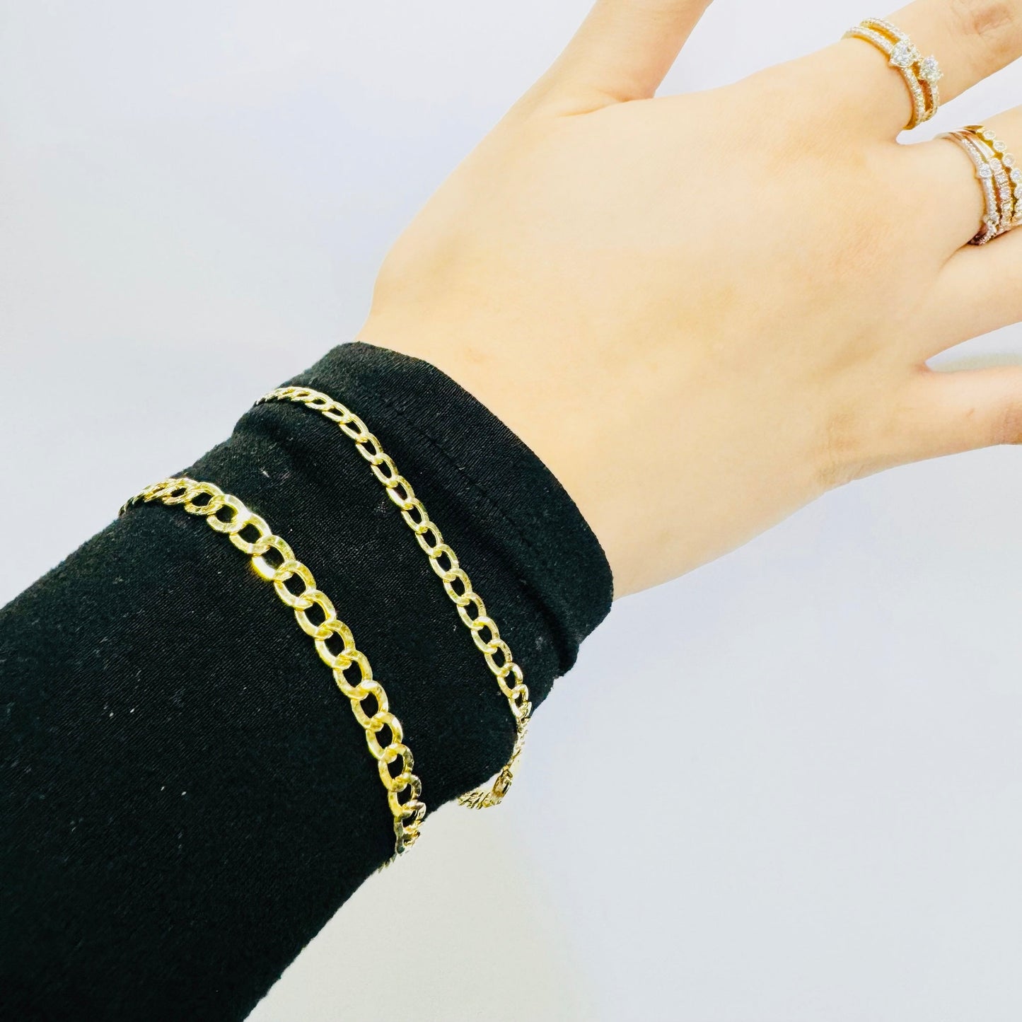 14K Gold Cuban Bracelet 4.5MM