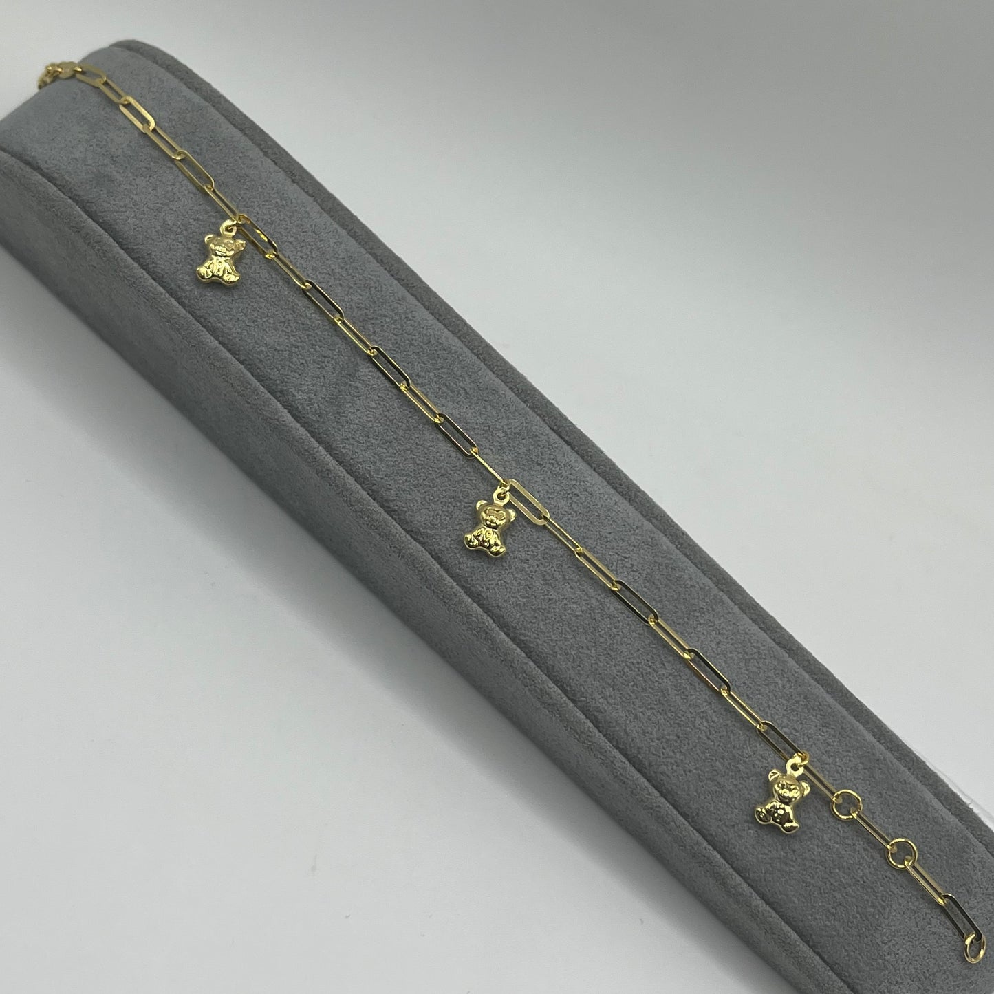 10k Gold Designer Bracelet - Teddy Bears