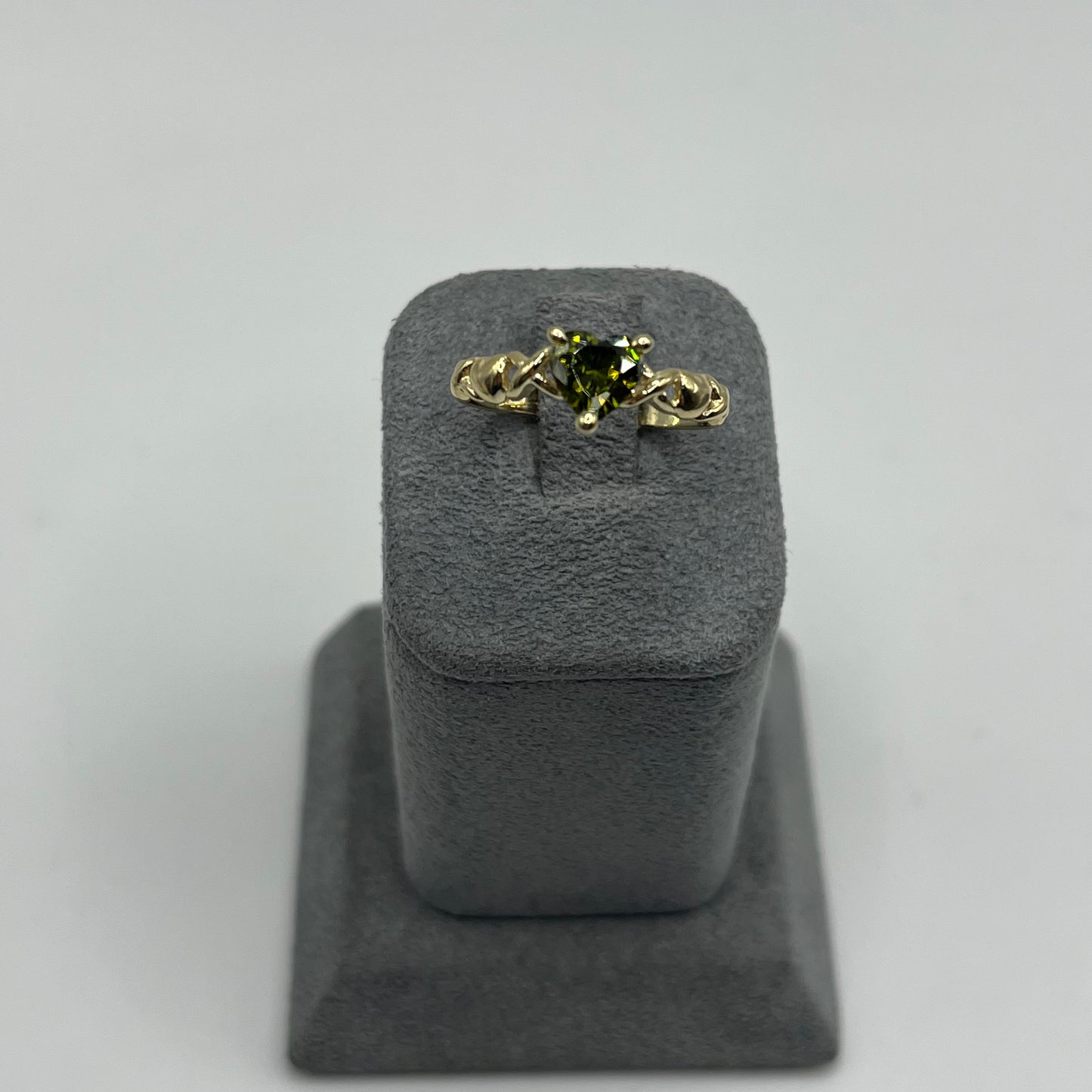 10k Gold Full of Love Cz Stone Ring