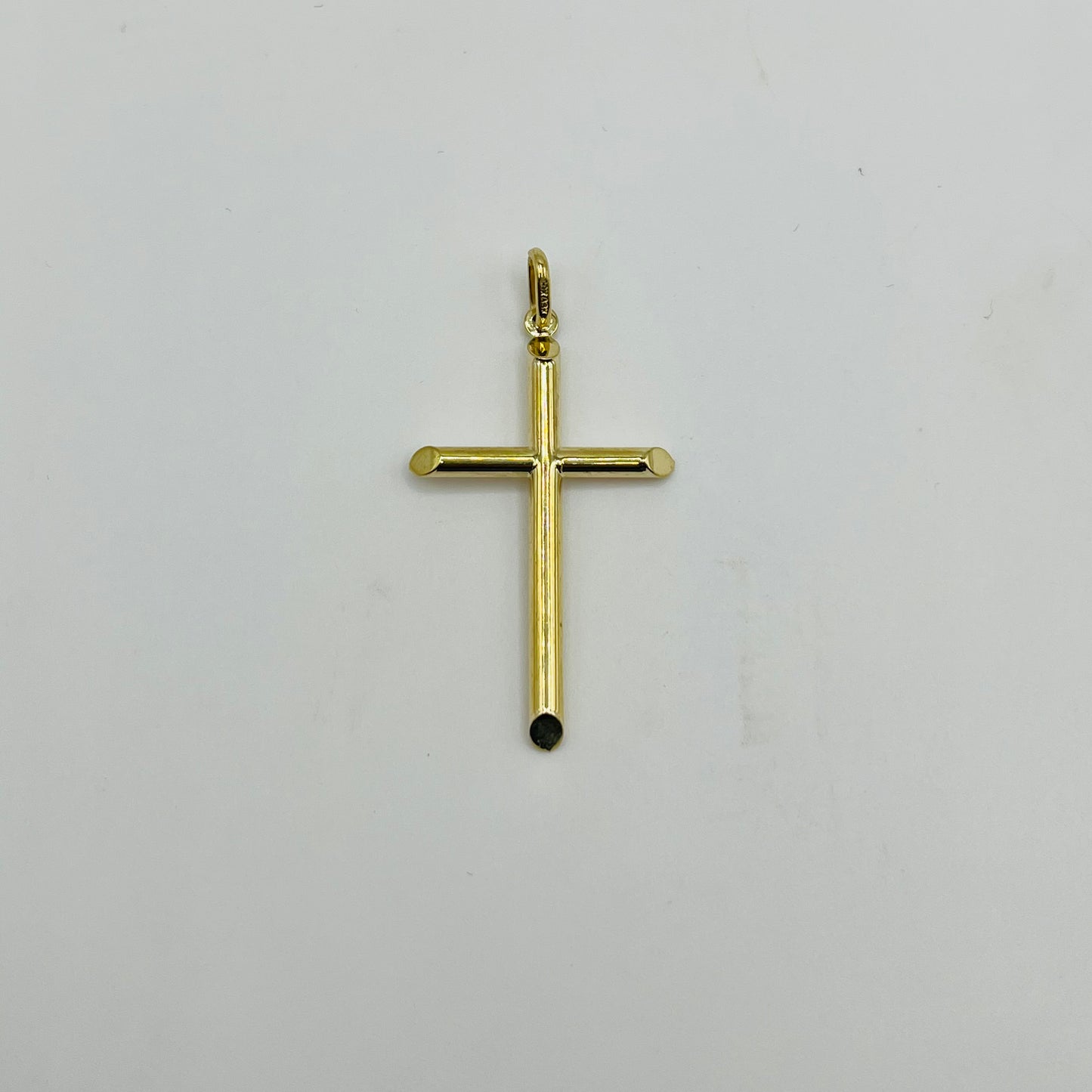 10k Gold Dainty Cross Charm