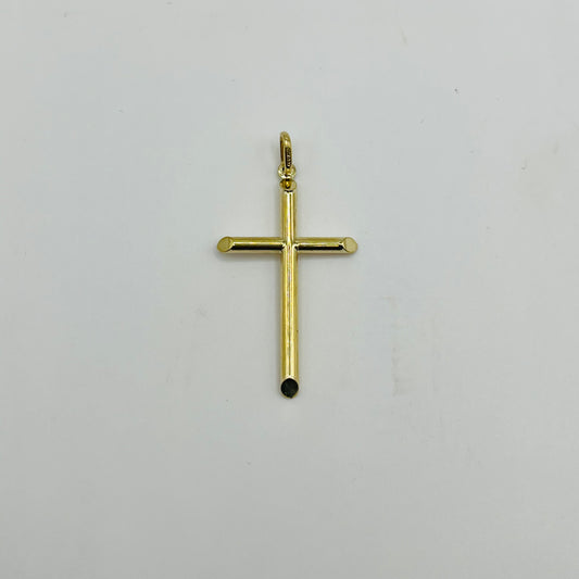 10k Gold Dainty Cross Charm