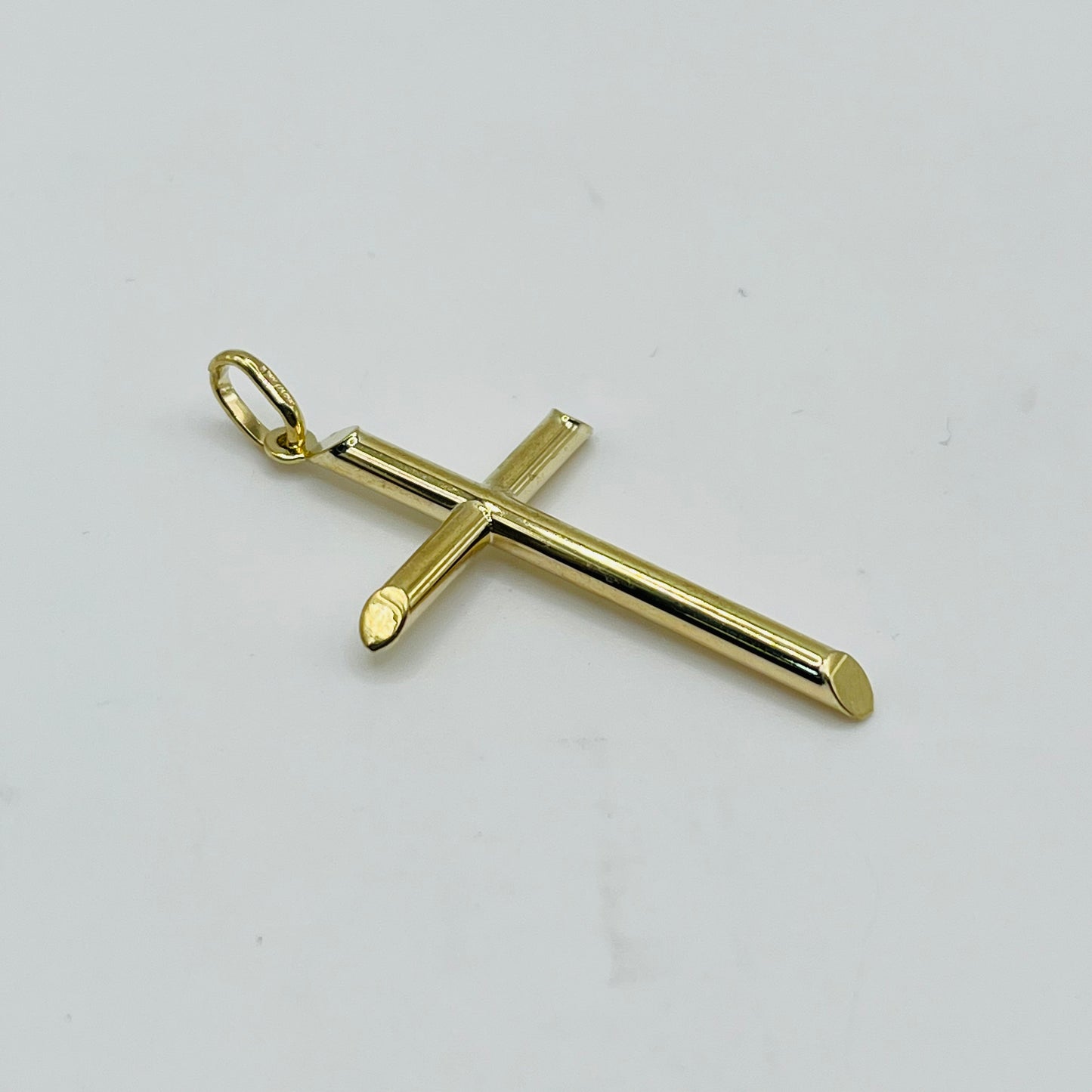 10k Gold Dainty Cross Charm