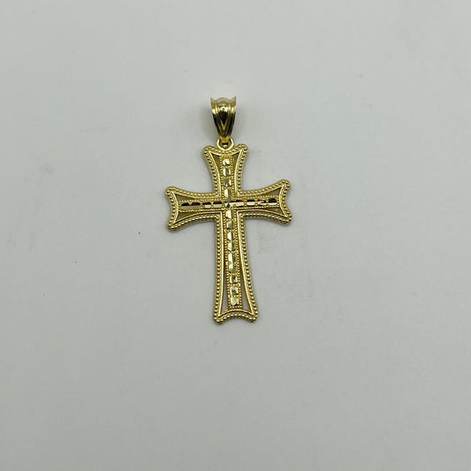 10k Gold Maltese Cross Charm
