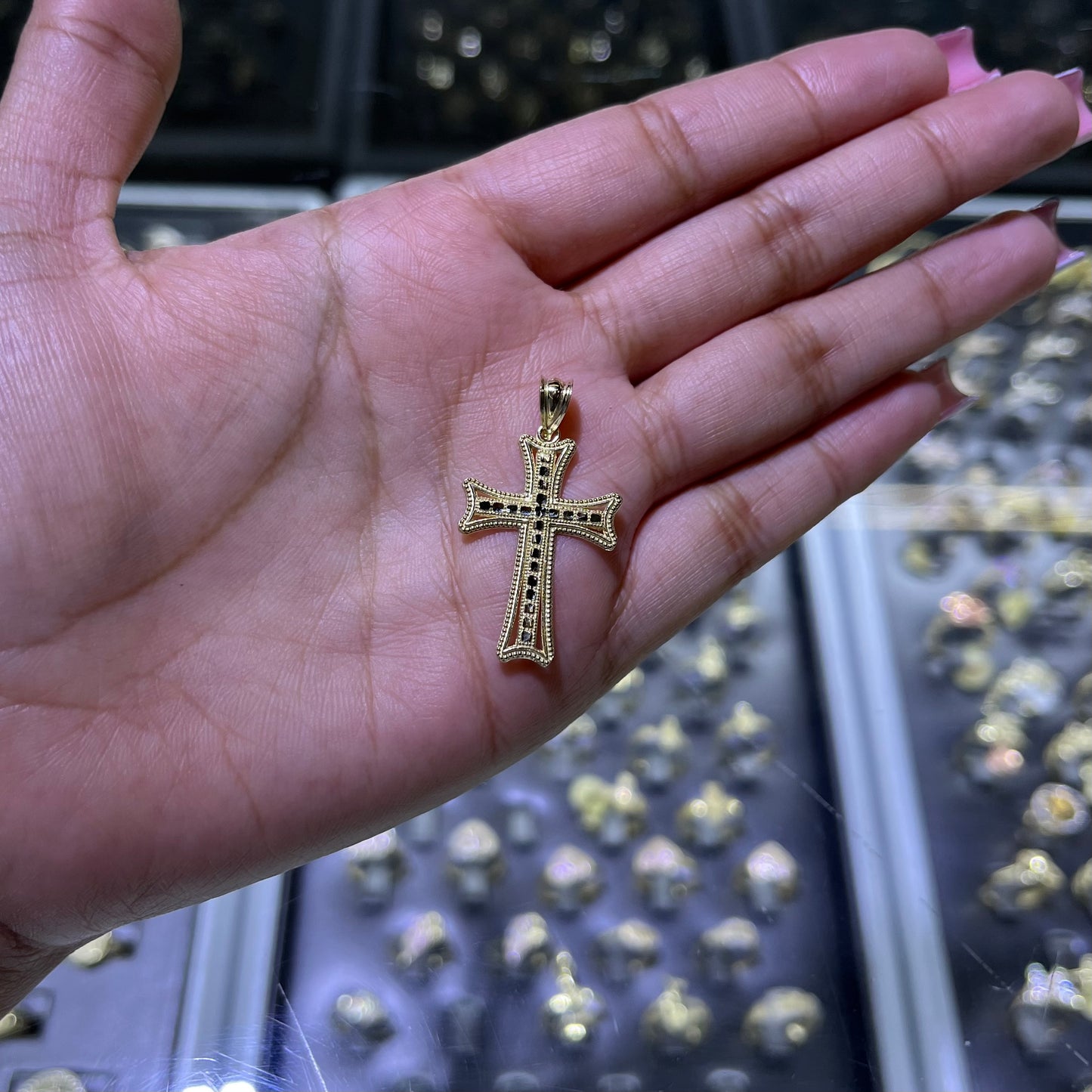 10k Gold Maltese Cross Charm