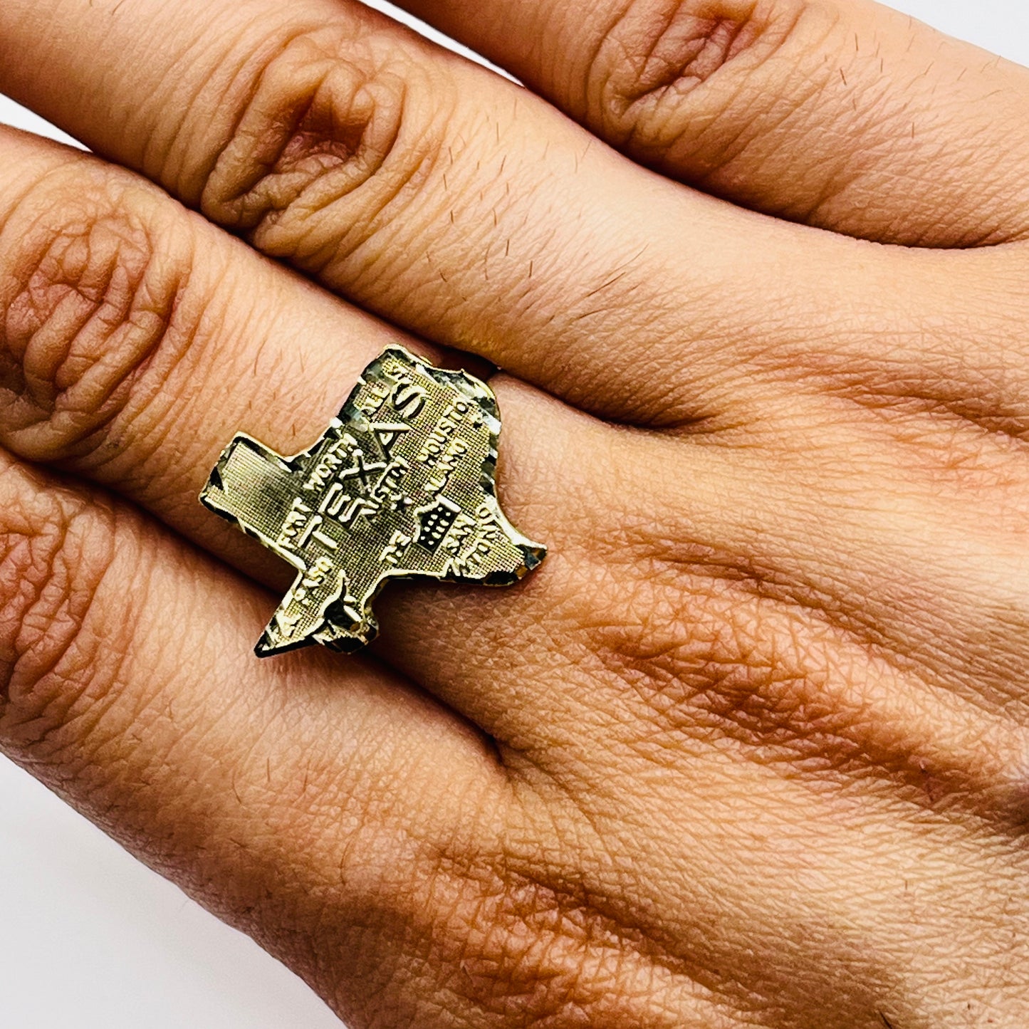 10K Gold Texas Ring