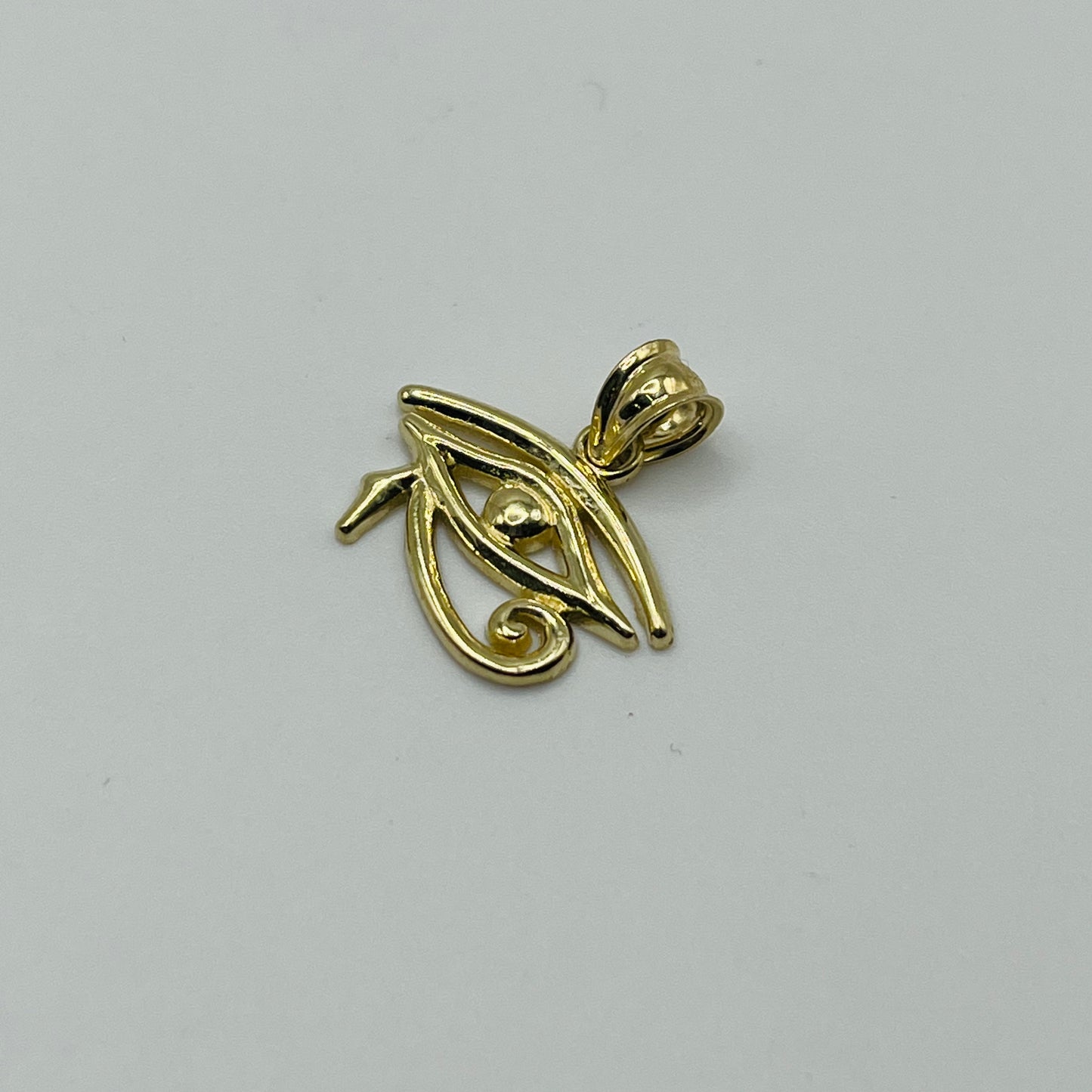 10k Gold Horus Evil Eye Charm