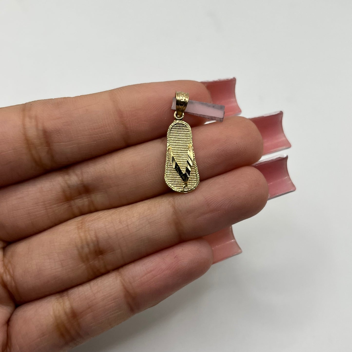 14k Gold Single Sandal Charm