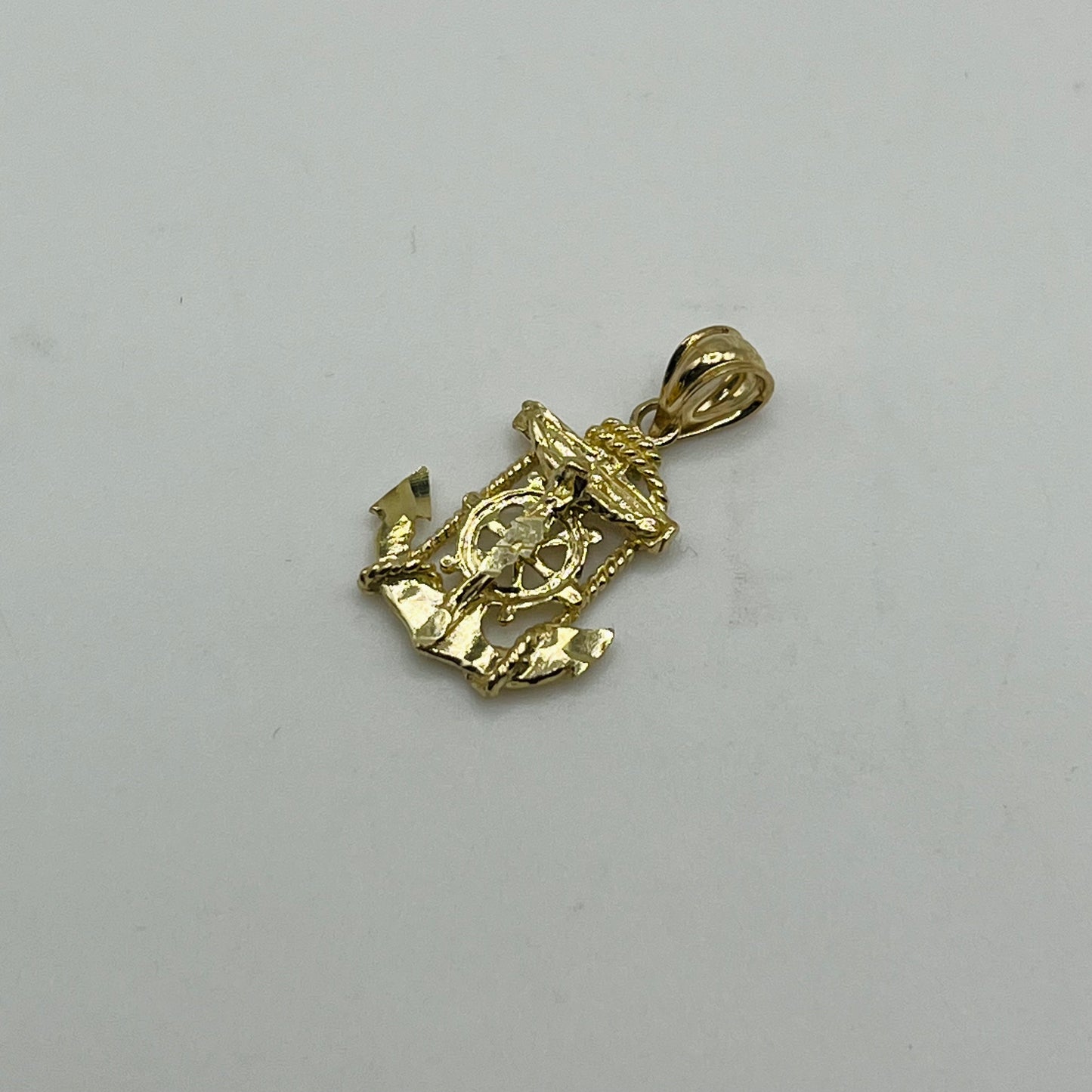 10k Gold Mariner Crucifix Cross Charm