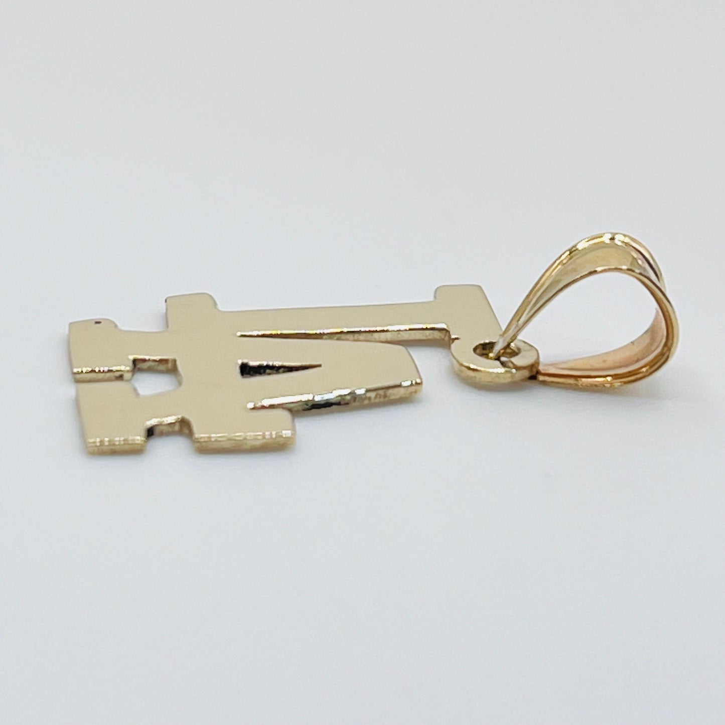 10K Gold LA Charm