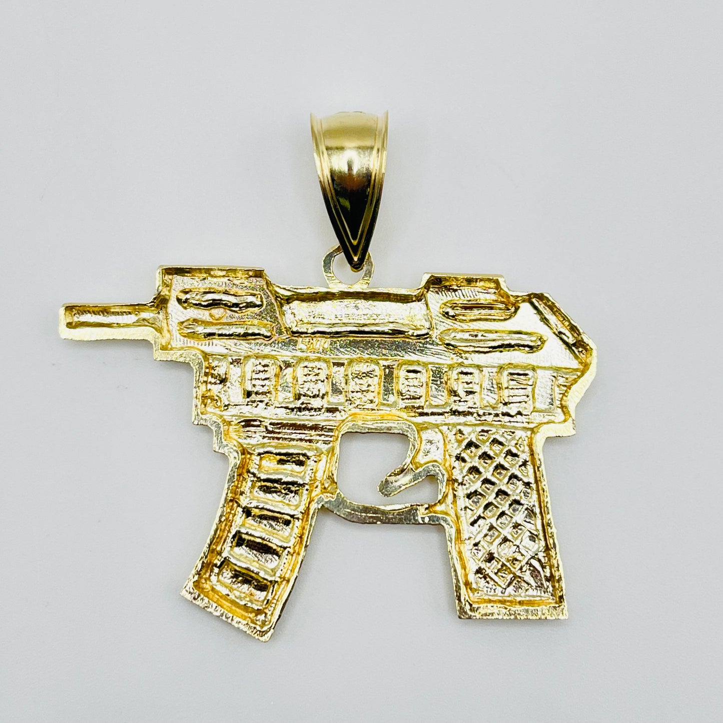10K Gold Large Gun Charm