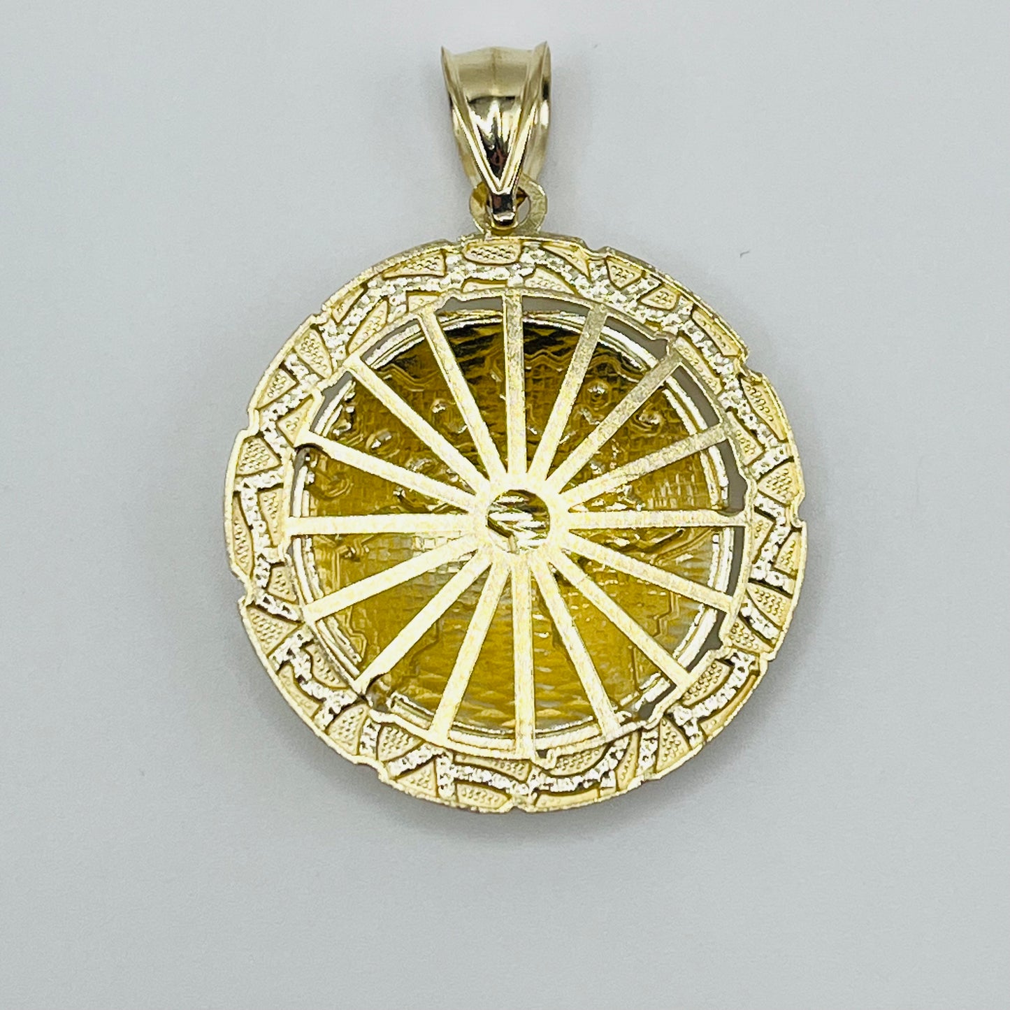 10K Gold Nugget Globe Charm
