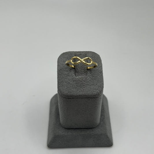 14k Gold Plain Infinity Ring