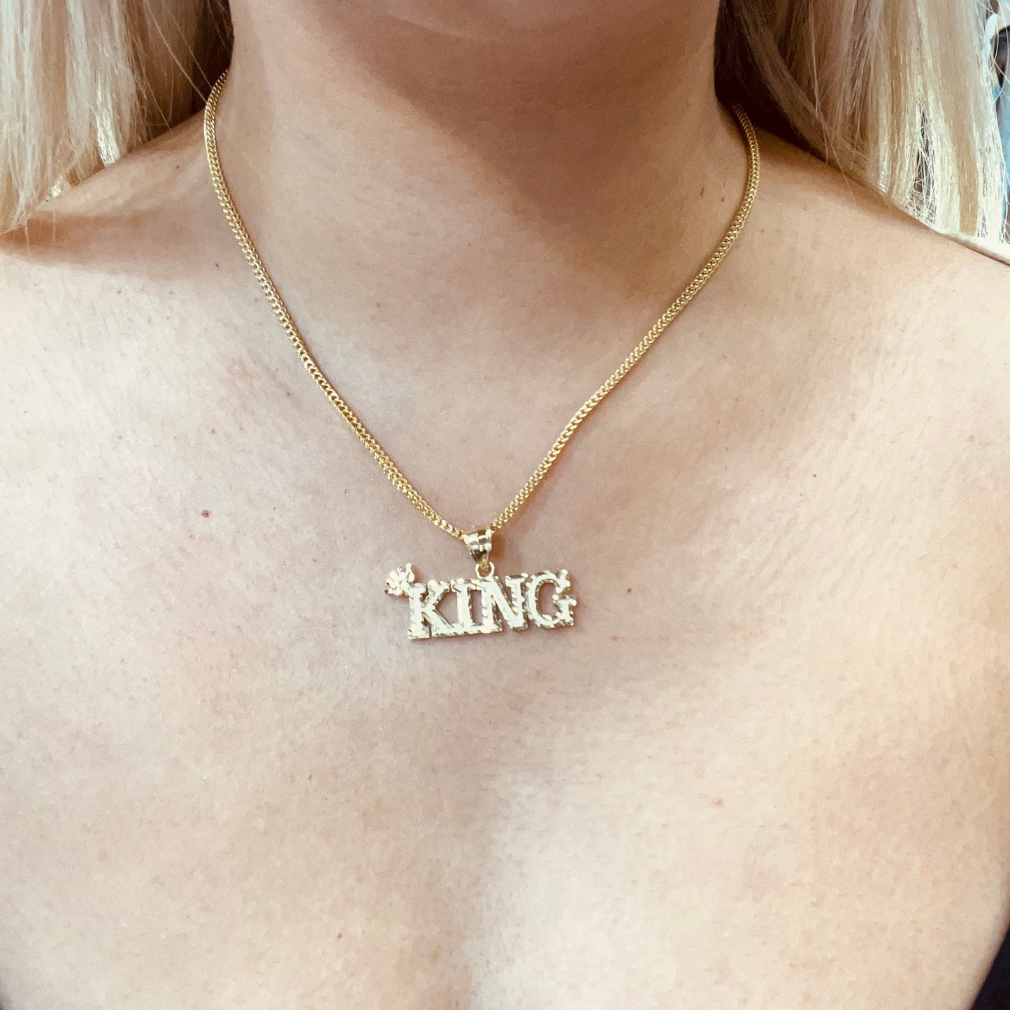 10K Gold King Charm (Sm)