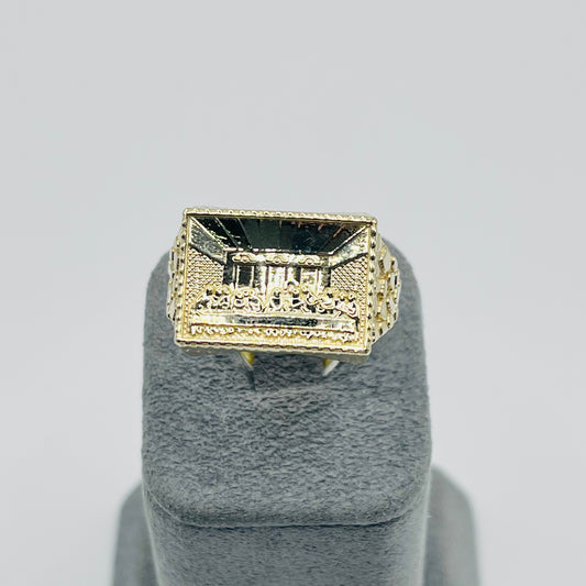 10K Gold Last Supper Nugget Ring (Sm)