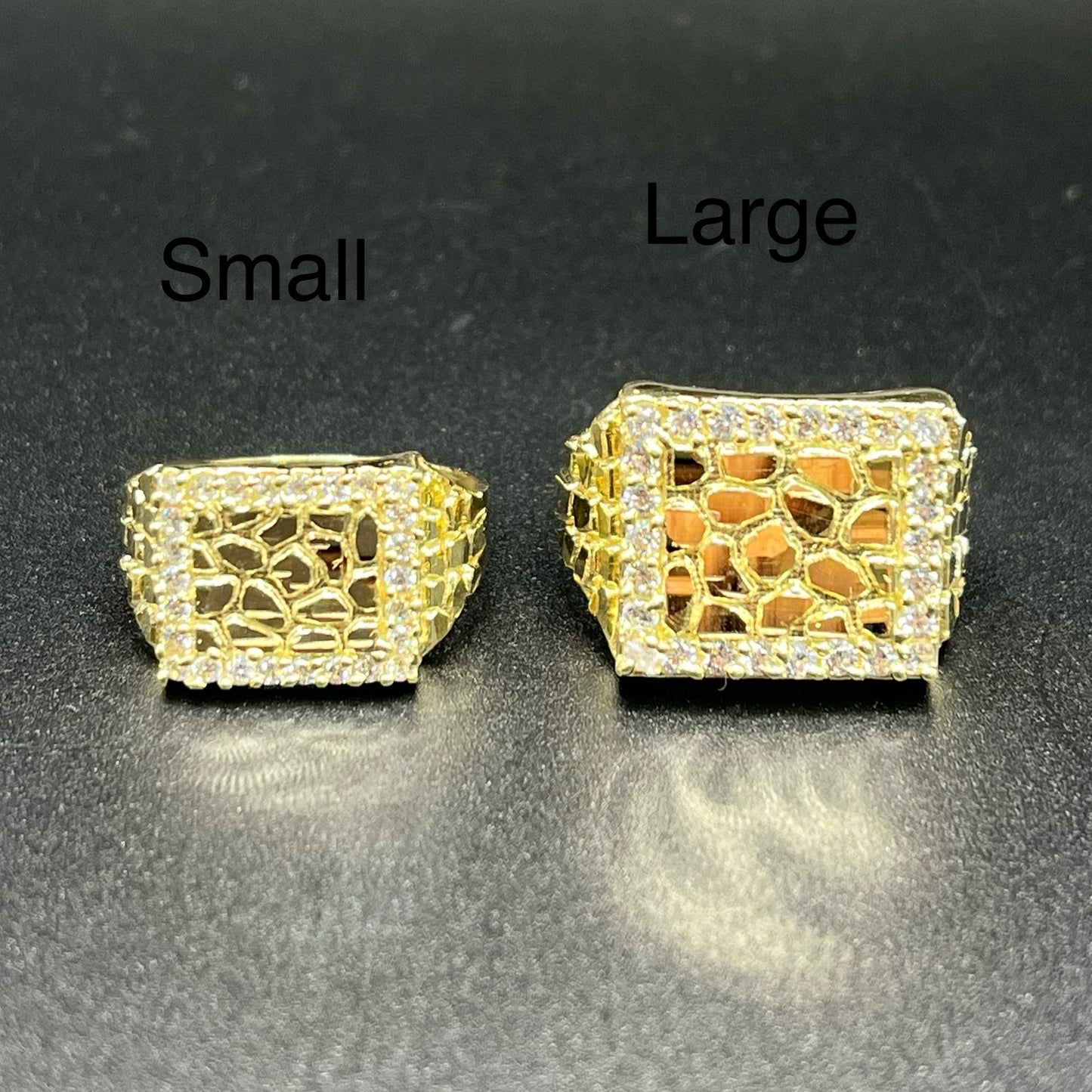 10K Gold Stunner Nugget Ring