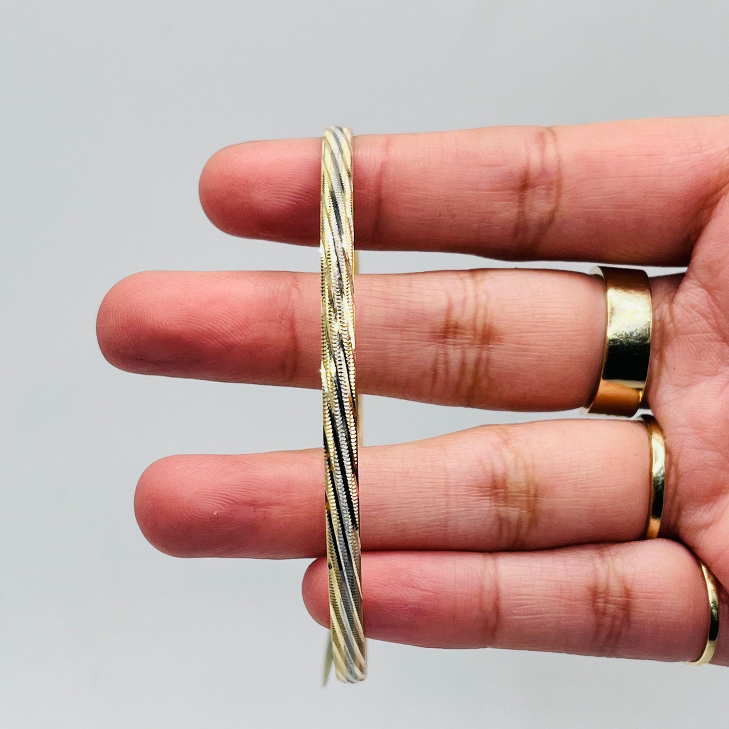 14K GOLD BANGLE 4