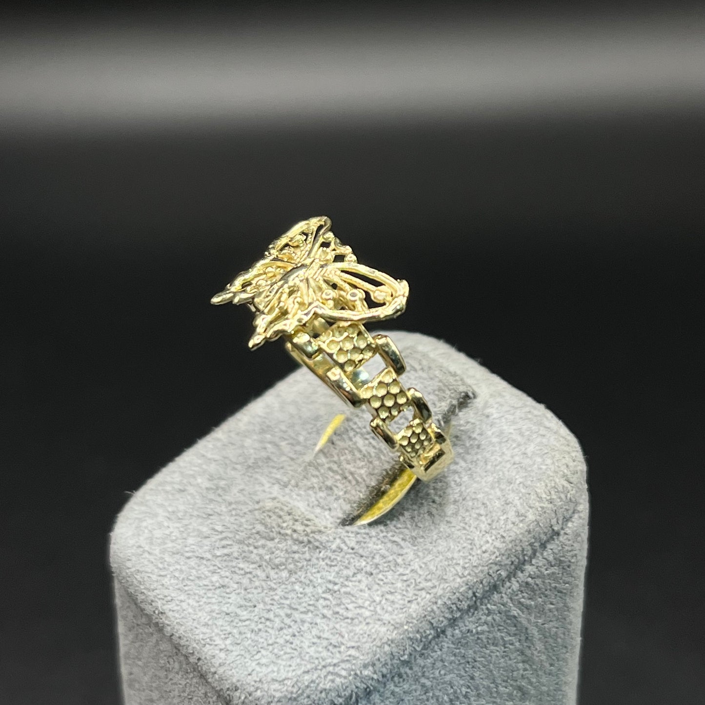 10K Gold RX Butterfly Ring