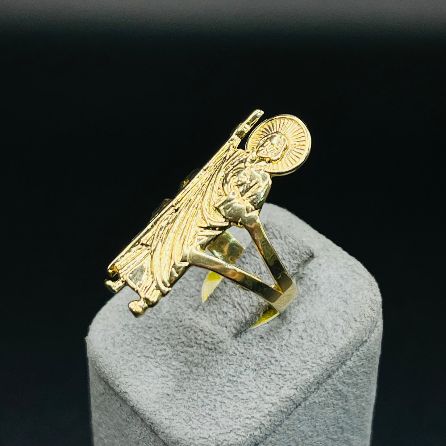14K Gold San Judas Ring (Sm)