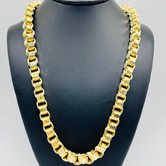 10K Gold 7.5mm Alexander Chain