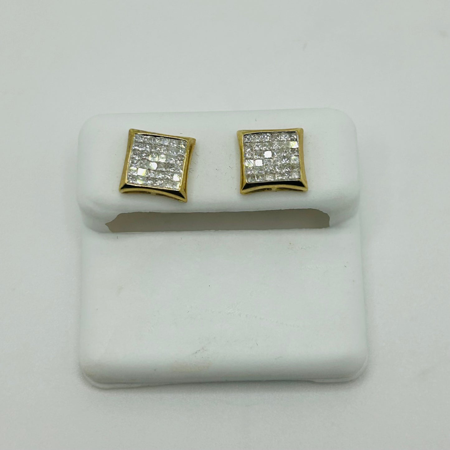 10KY Diamond Kite Earrings
