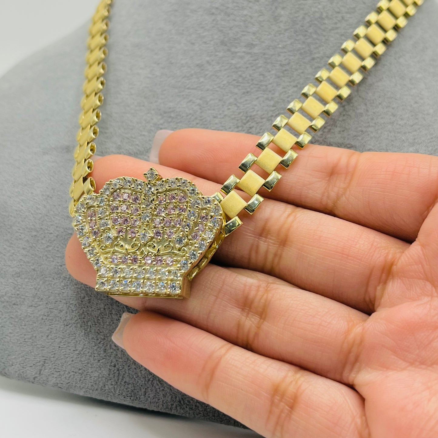 10K Gold RX Crown Set