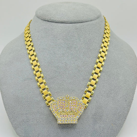 10K Gold 8mm RX Crown Set