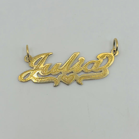 10K GOLD Fancy Single Nameplate (custom)