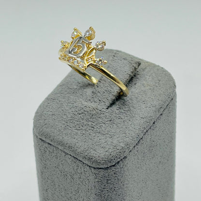 14k Gold Mini Princess Quince Ring