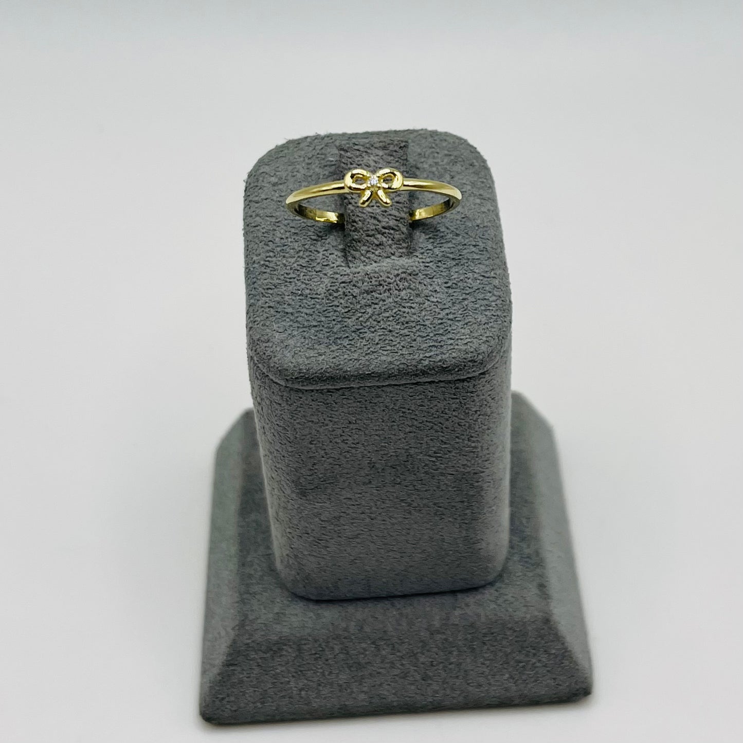 10k Gold Micro Bow Ring