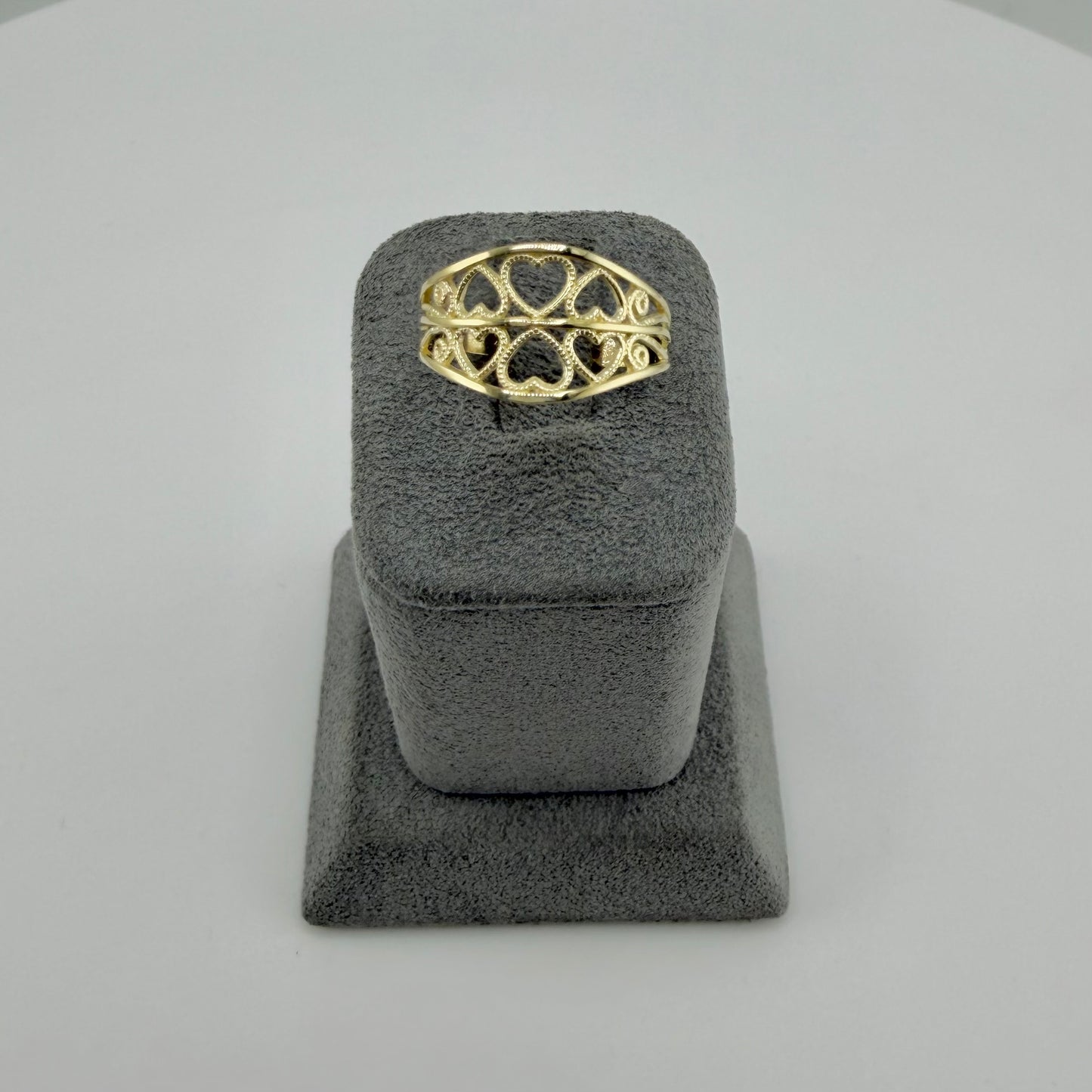 10k Gold Stacked in Love Ring