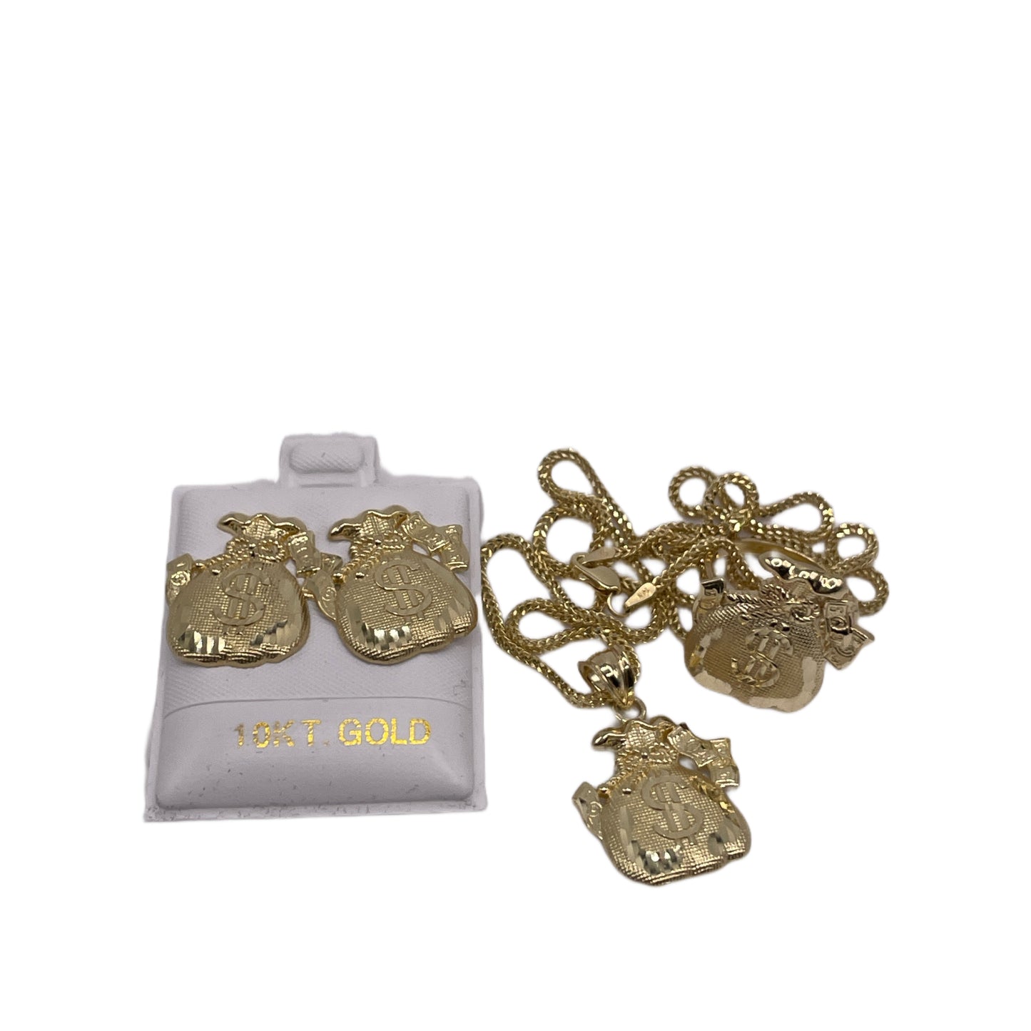 10K Gold Moneybag 2 Set