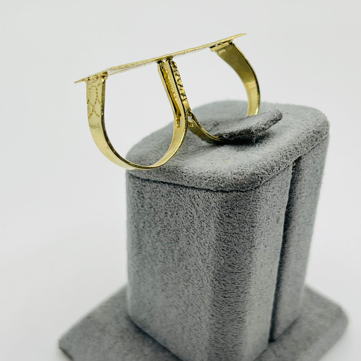 10K Gold Lil Two Finger $100 Bill Ring (Junior Size)
