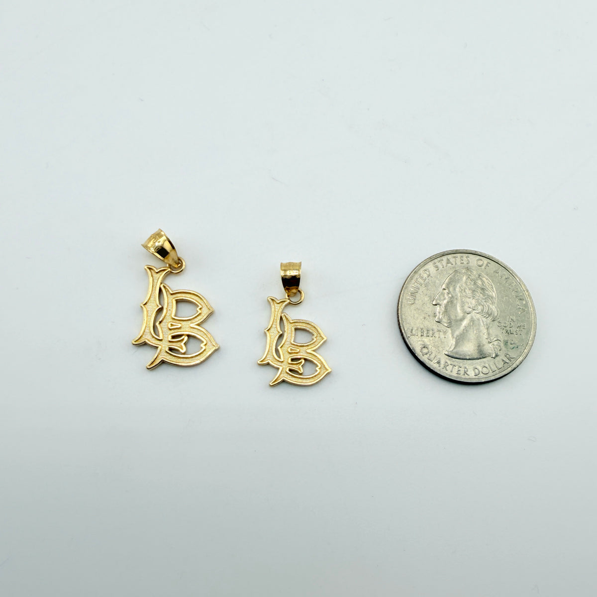 10K Gold Long Beach Charm