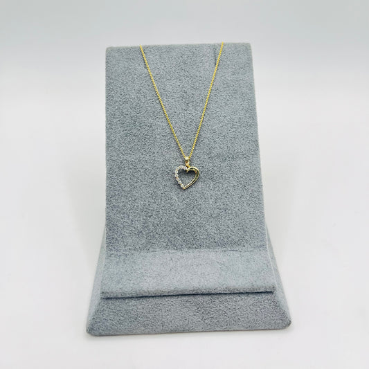 14k Gold Diamond Petit Amour Set