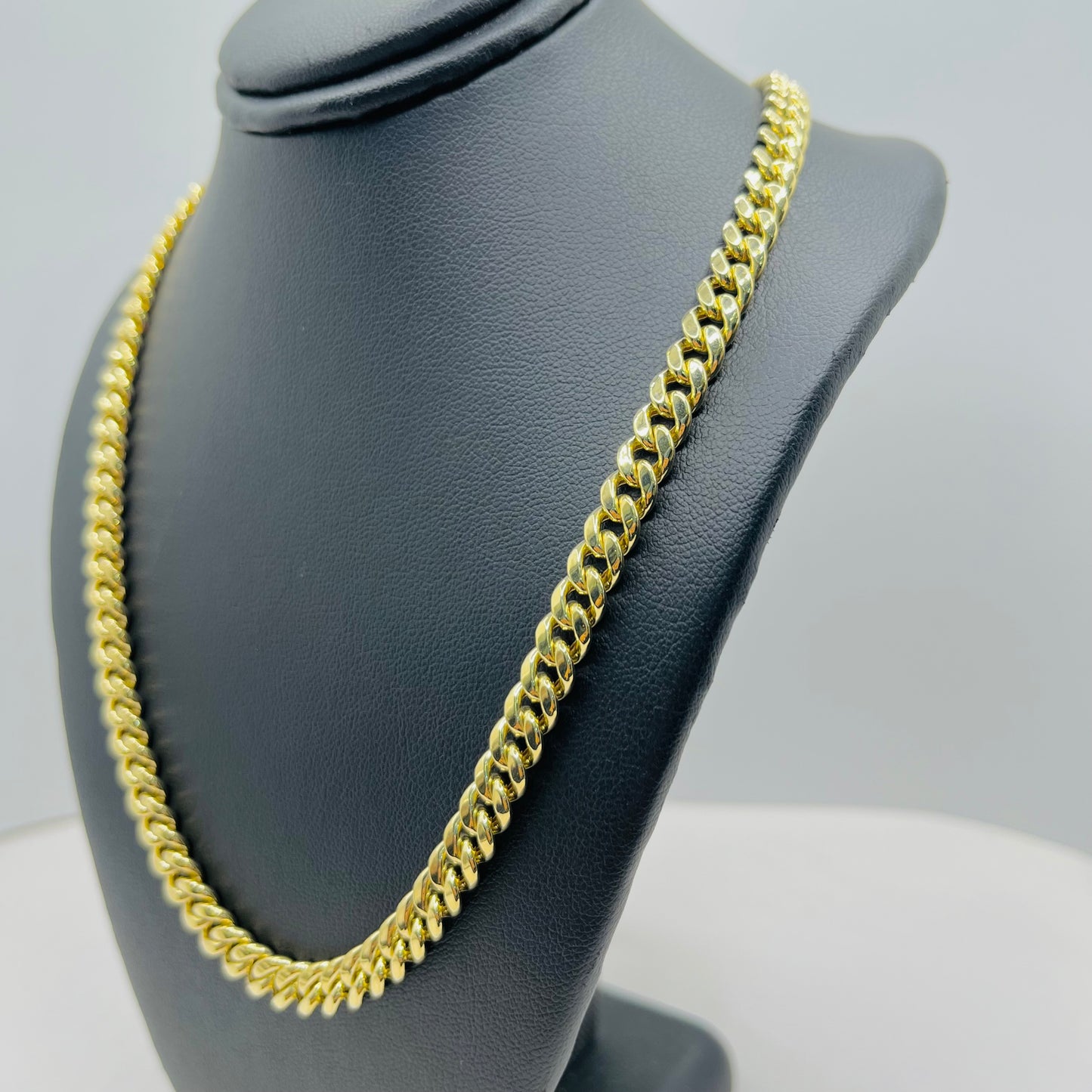 10K Gold 6mm hollow Miami Cuban Chain