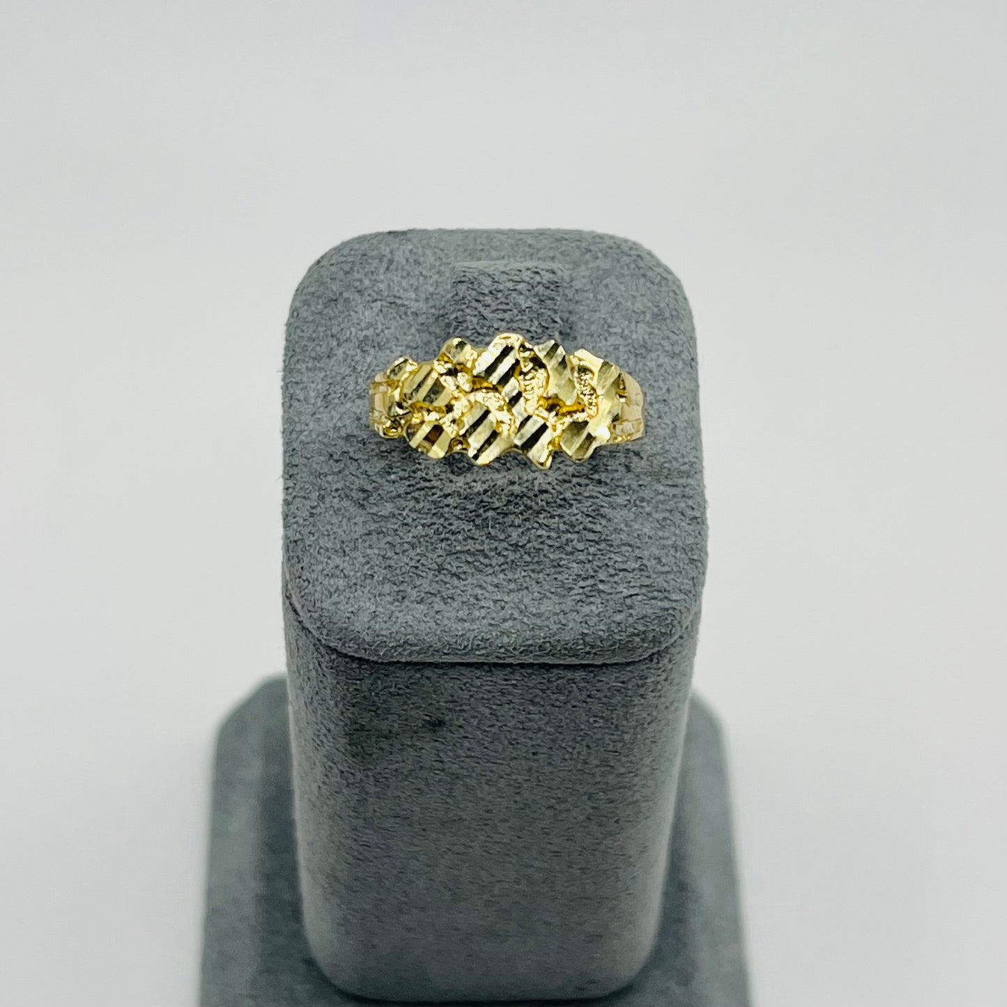 10K Gold Nugget Ring (natural cut)