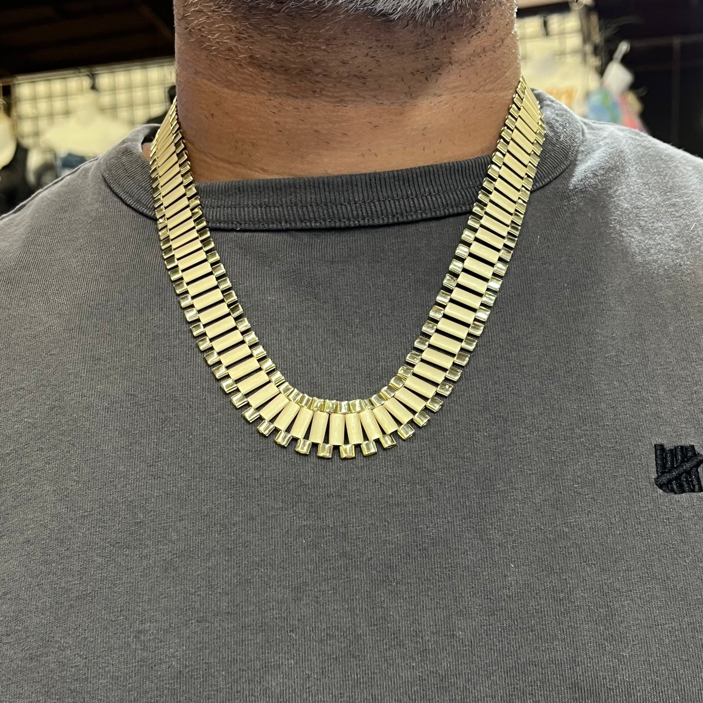 10K Gold 18mm Premium RX style Chain