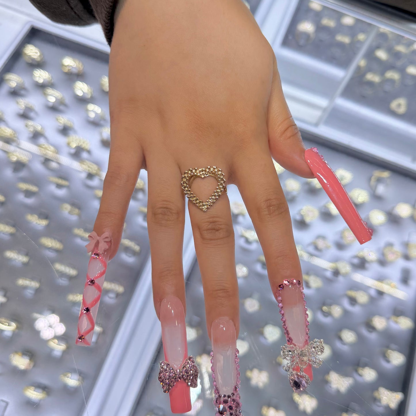 10k Gold RX Heart Ring (Small)