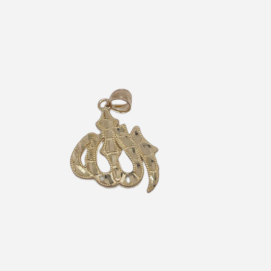 10K Gold Allah Charm (L)