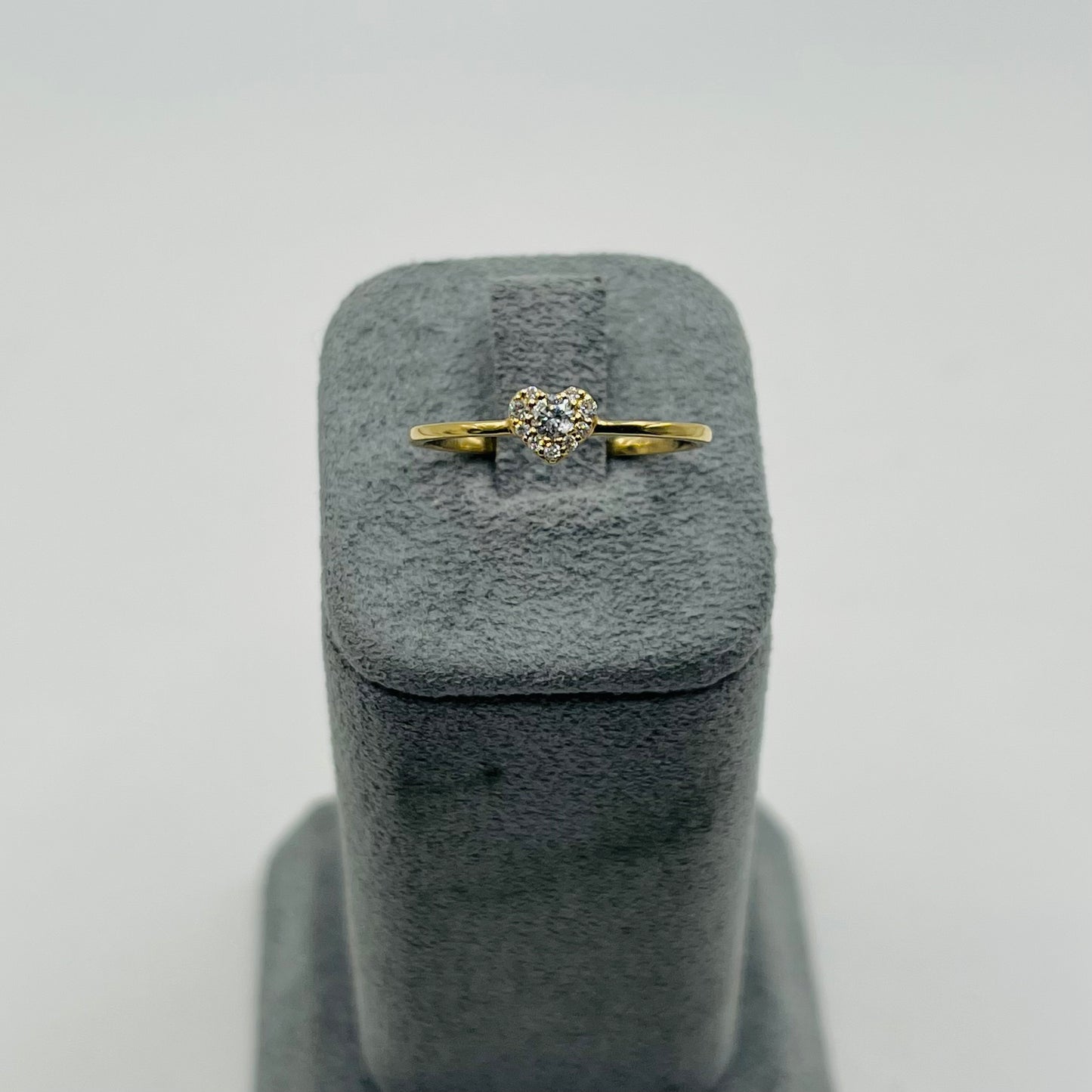 14k Gold Natural Diamond Whisper of Love Ring
