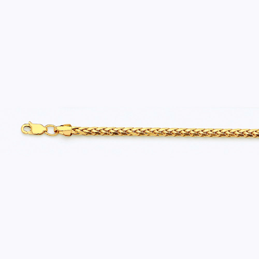 10K Gold Palm Chain | Width: 3mm