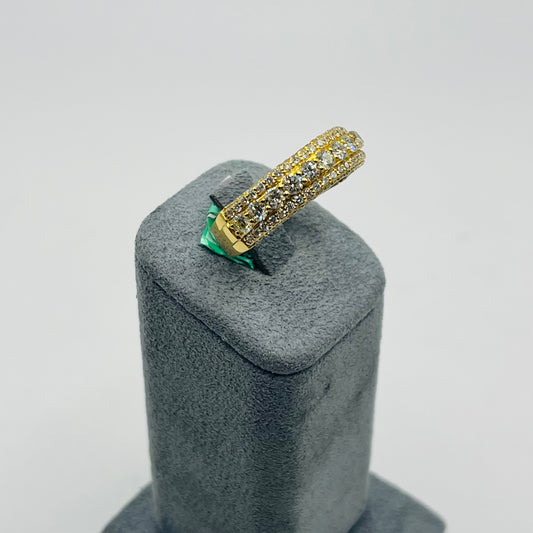 14k Gold Natural Diamond Noir Lux Ring