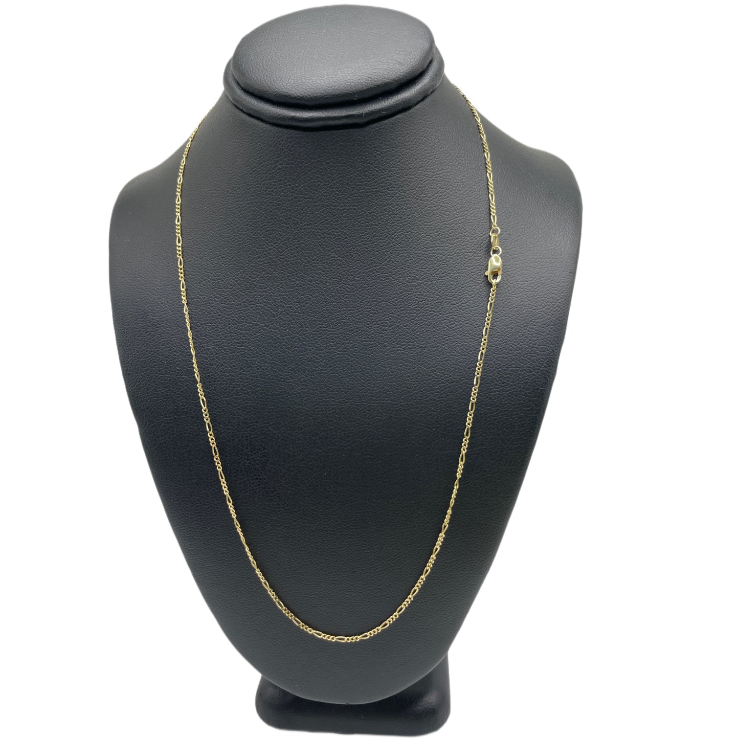 14K Gold Solid Figaro Chain